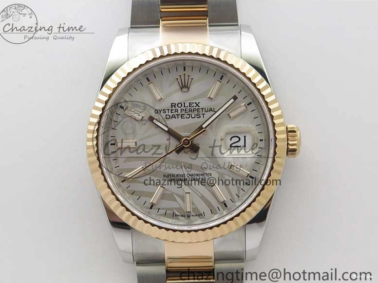 MiroTime 0324 Thermal DateJust 36 SS RG 126231 BP Maker 1:1 Best Edition Silver Gray Dial on Oyster Bracelet 2509
